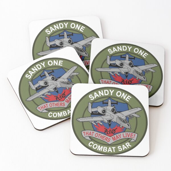Item preview, USAF A-10 "Sandy One" Combat SAR Commemorative Patch designed and sold by CharlieDesings.