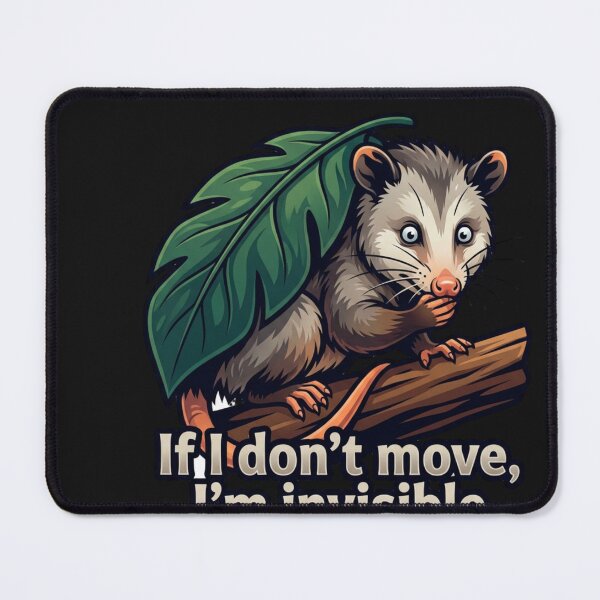 Item preview, Shy Marsupial Playing Still Witty Quote designed and sold by Tsugraf Designs.