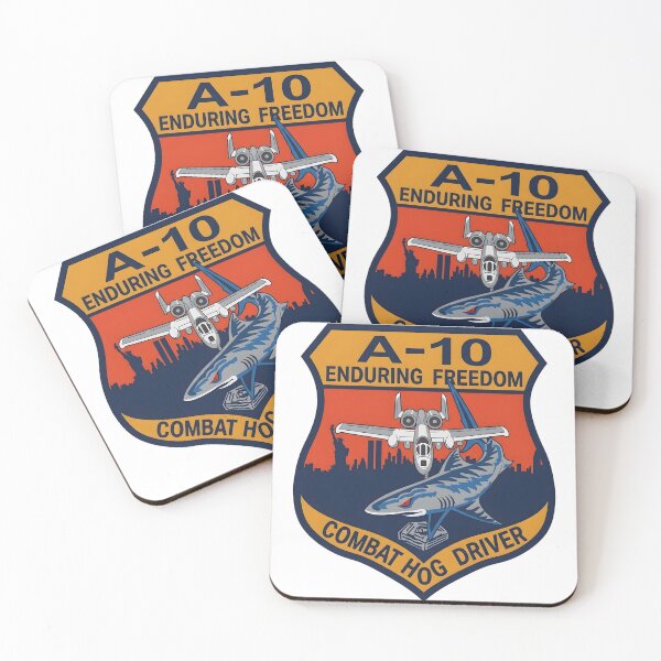 Item preview, USAF A-10 Enduring Freedom "Combat Hog Driver" Patch designed and sold by CharlieDesings.