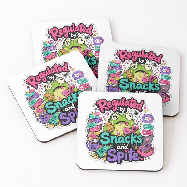 Item preview, Regulated By Snacks And Spite Frog designed and sold by KXDigitalStudio.