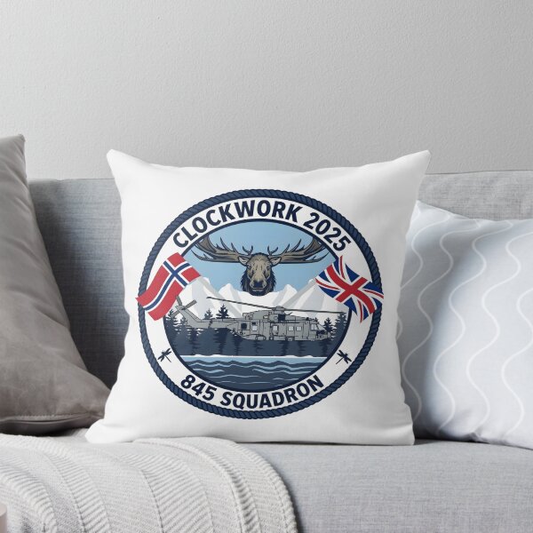 Item preview, UK Royal Navy 845 Squadron Exercise Clockwork 2025 Patch designed and sold by CharlieDesings.