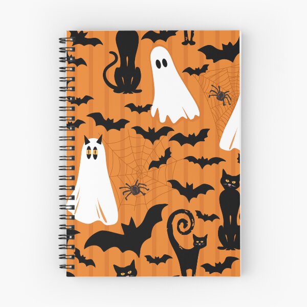 Item preview, Halloween Cats and Ghosts designed and sold by Julee Bode Creative Studio.