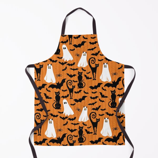 Item preview, Halloween Cats and Ghosts designed and sold by Julee Bode Creative Studio.