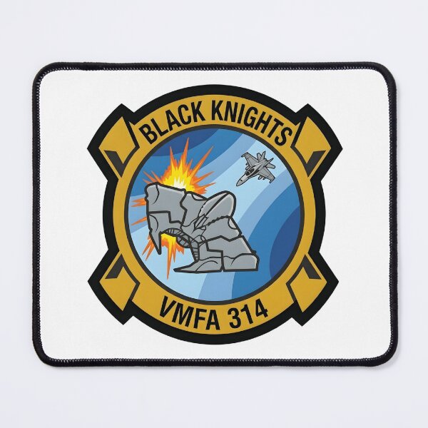 Item preview, USMC VMFA-314 "Black Knights" Alien Invasion Cruise Patch designed and sold by CharlieDesings.