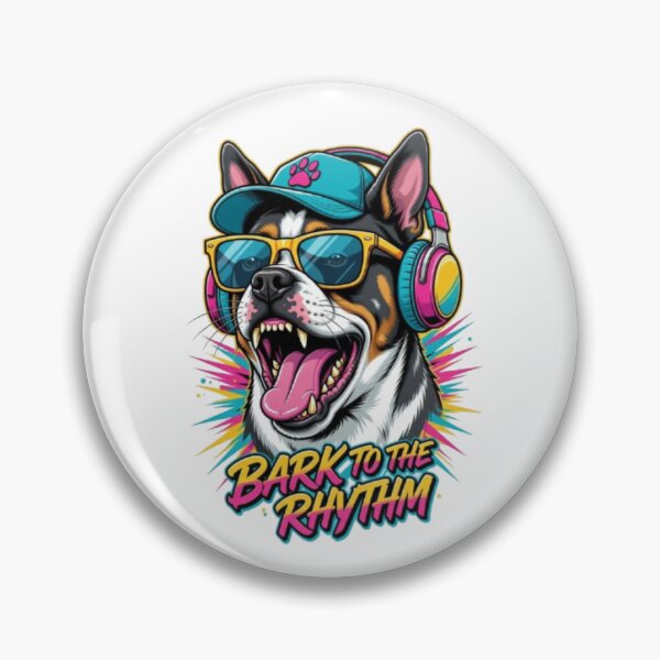 Item preview, Bark to the Rhythm – DJ Dog with Headphones & Sunglasses designed and sold by PixelStyle Studio.