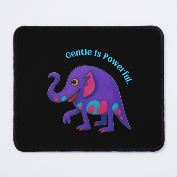 Item preview, Gentle Is Powerful - Cute Fantasy Elephant designed and sold by PatykArt.