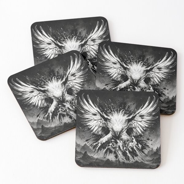 Item preview, Shadow Eagle: Wings of the Eternal Guardian designed and sold by Fei Long Design Hub.