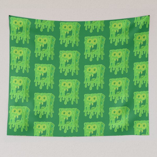Item preview, Melting Ghost Sponge Art - Flying Dutchman Green Slime Graphic designed and sold by Seven Design.