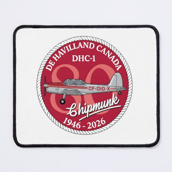 Item preview, De Havilland Canada DHC-1 Chipmunk 80th Anniversary Emblem designed and sold by CharlieDesings.