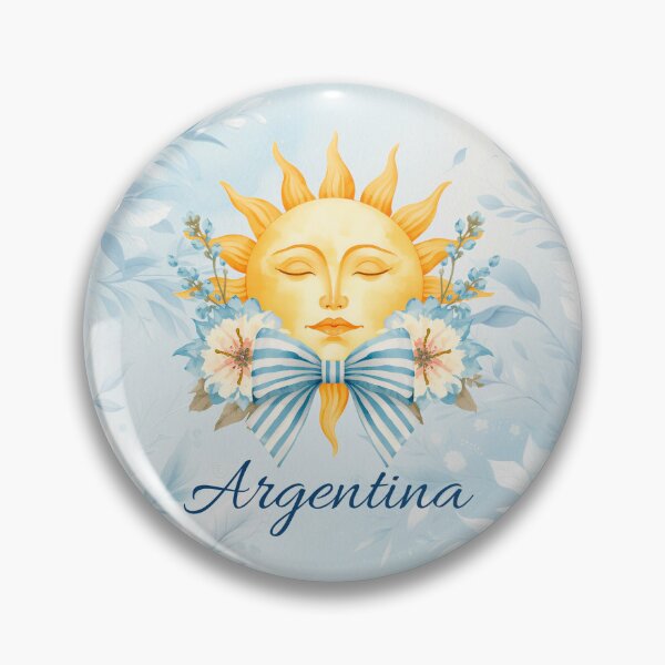 Item preview, Argentina Sun Floral Design – Soft Blue Aesthetic, Watercolor Flowers, Elegant Celestial Art designed and sold by PourtoiStudio.