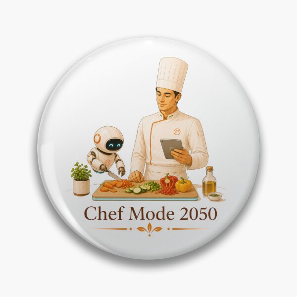 Item preview, Chef Mode 2050 Robot Assistant Cooking Design designed and sold by House of Rein.