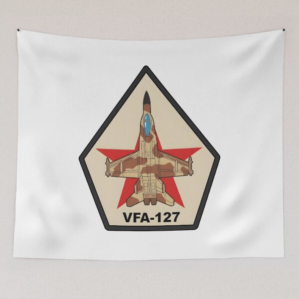 Item preview, US Navy VFA-127 "Cylons" Aggressor Squadron Insignia designed and sold by CharlieDesings.