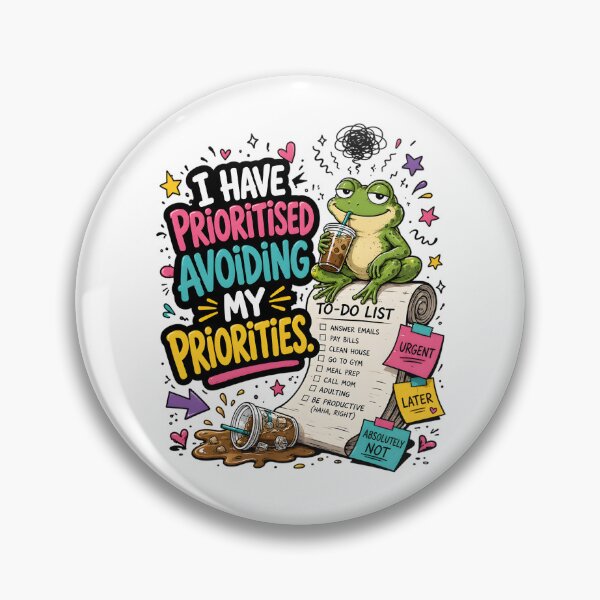 Item preview, Avoiding My Priorities Frog Design designed and sold by KXDigitalStudio.