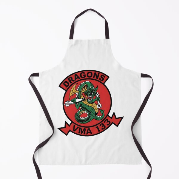 Item preview, US Marine Corps VMA-133 "Dragons" Attack Squadron Insignia designed and sold by CharlieDesings.