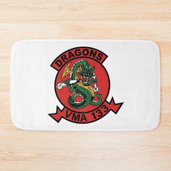 Item preview, US Marine Corps VMA-133 "Dragons" Attack Squadron Insignia designed and sold by CharlieDesings.