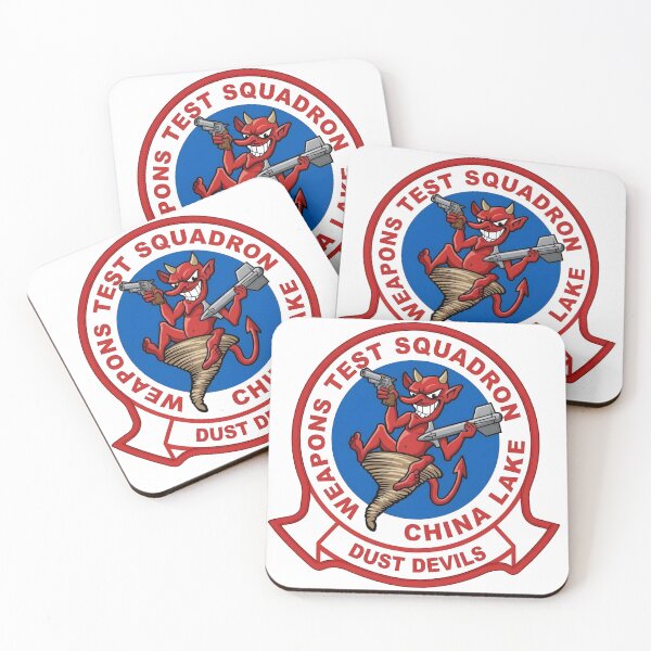 Item preview, US Navy Weapons Test Squadron China Lake "Dust Devils" Insignia designed and sold by CharlieDesings.