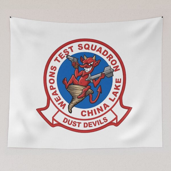 Item preview, US Navy Weapons Test Squadron China Lake "Dust Devils" Insignia designed and sold by CharlieDesings.