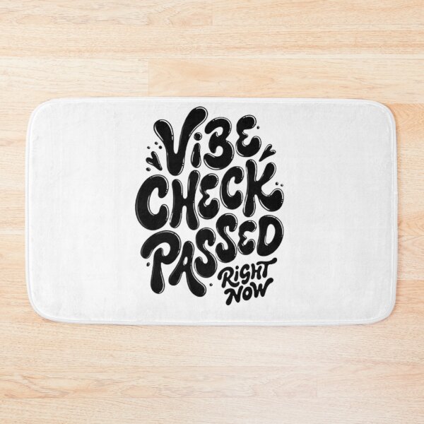 Item preview, Vibe Check Passed Right Now – Bold Bubble Typography Quote** designed and sold by PixelStyle Studio.