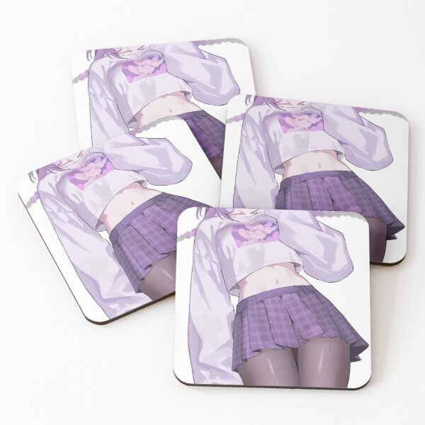 Item preview, Castorice White Sweater, Purple Skirt Honkai Star Rail designed and sold by KomiArts.