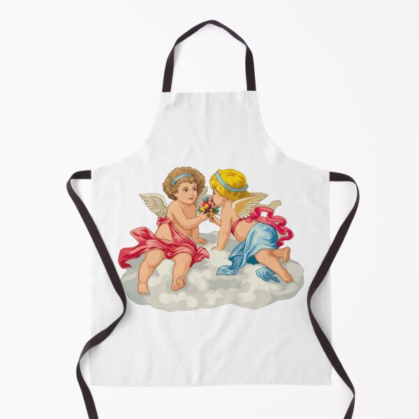 Item preview, Two Cherubs on a Cloud with Flowers designed and sold by interdesigner.