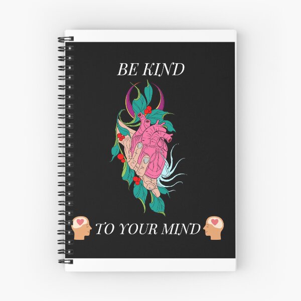 Item preview, Be kind to your mind floral heart design designed and sold by Krishnacre8.
