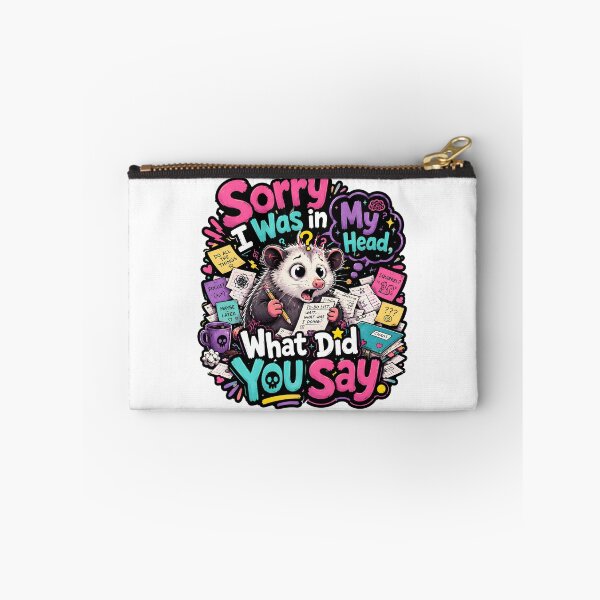 Item preview, Sorry I Was In My Head Possum Design designed and sold by KXDigitalStudio.