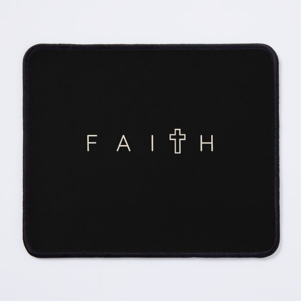 Item preview, Minimalist Faith Cross Typography Christian Inspirational Design designed and sold by Lynn Creates.