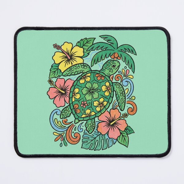 Item preview, Turtle Hawaiian Floral designed and sold by Windmill Wildflowers.
