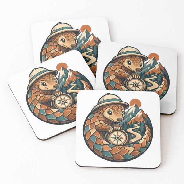 Item preview, Pangolin Trail Compass designed and sold by aihrgdesign.