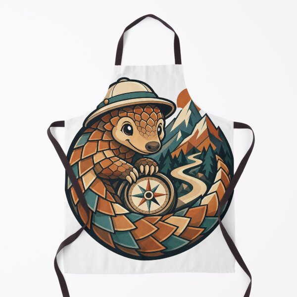 Item preview, Pangolin Trail Compass designed and sold by aihrgdesign.
