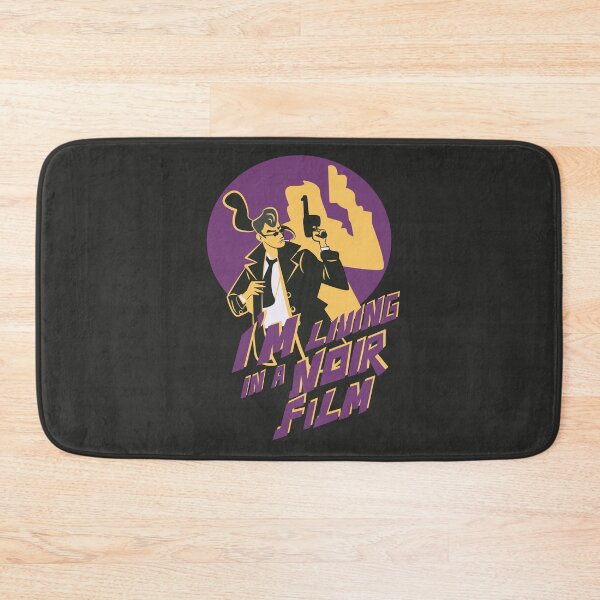 Item preview, I’m Living in a Noir Film Vintage Detective Illustration designed and sold by beboplab.