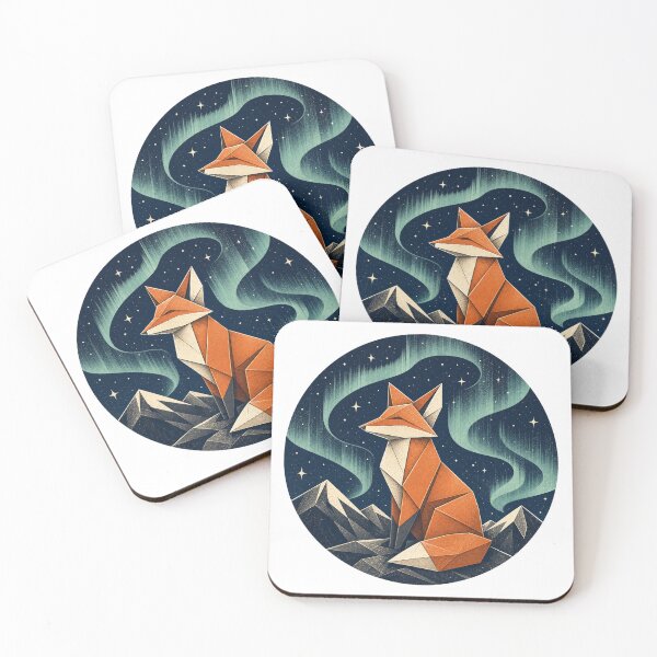 Item preview, Origami Fox Aurora designed and sold by aihrgdesign.