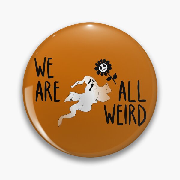 Item preview, funny ghost with spooky flower - we are all weird designed and sold by kobyakov.