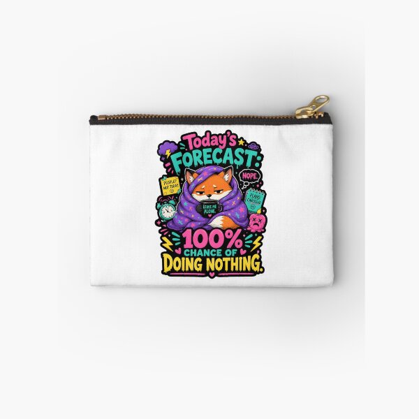 Item preview, Today’s Forecast Doing Nothing Fox designed and sold by KXDigitalStudio.