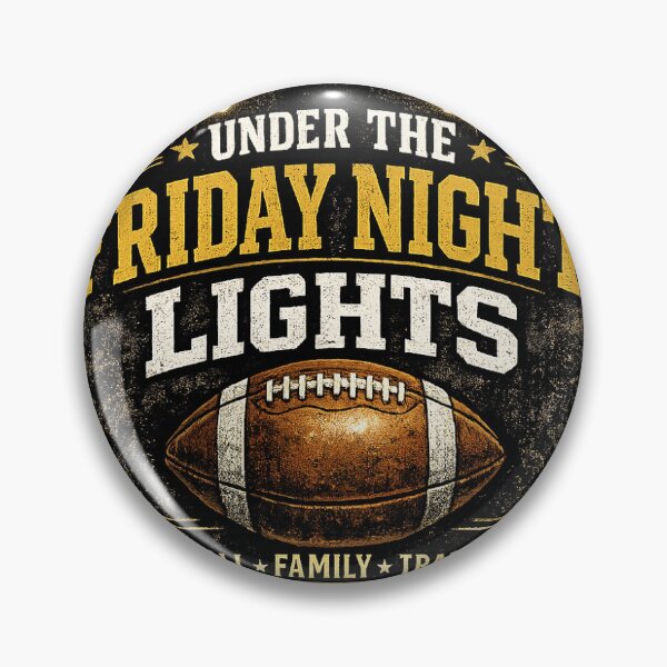 Item preview, Under the Friday night lights/vintage football T-shirt designed and sold by LamesaFanShop.