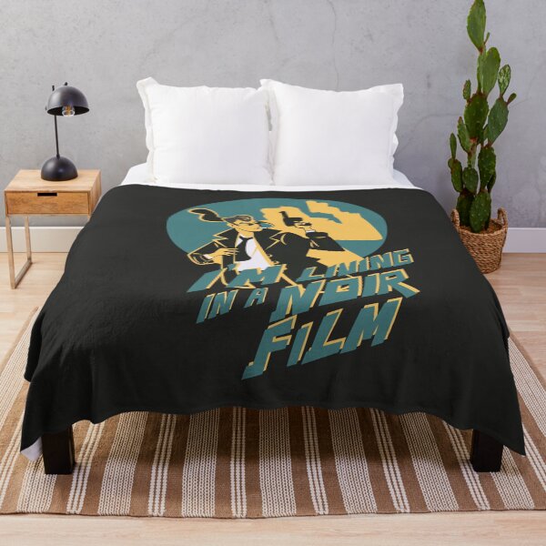 Item preview, I’m Living in a Noir Film Vintage Detective Illustration designed and sold by beboplab.