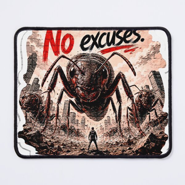 Item preview, Wall No excuses designed and sold by edrawin.art.