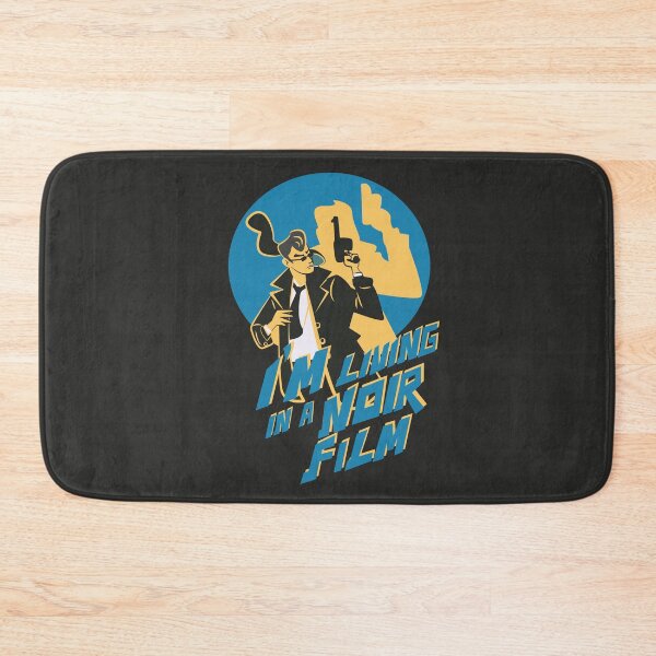 Item preview, I’m Living in a Noir Film Vintage Detective Illustration designed and sold by beboplab.