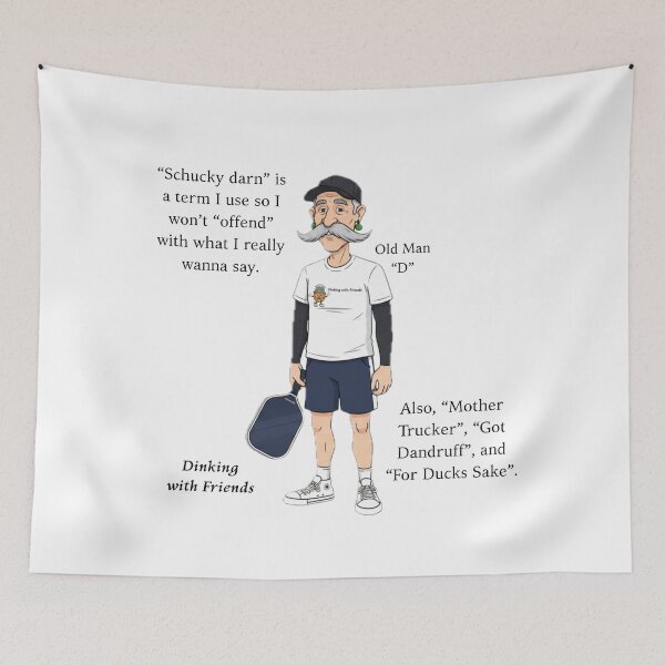 Item preview, How not to offend on the court.  Old Man "D" designed and sold by Picklenut1969.