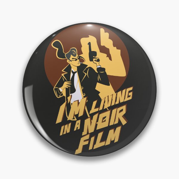 Item preview, I’m Living in a Noir Film Vintage Detective Illustration designed and sold by beboplab.