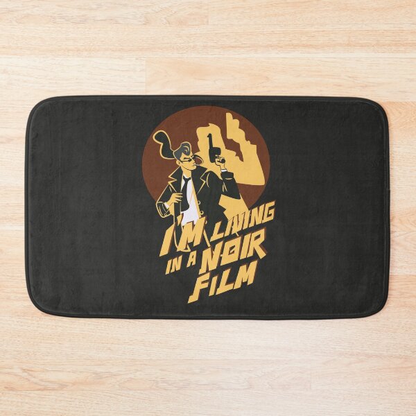 Item preview, I’m Living in a Noir Film Vintage Detective Illustration designed and sold by beboplab.