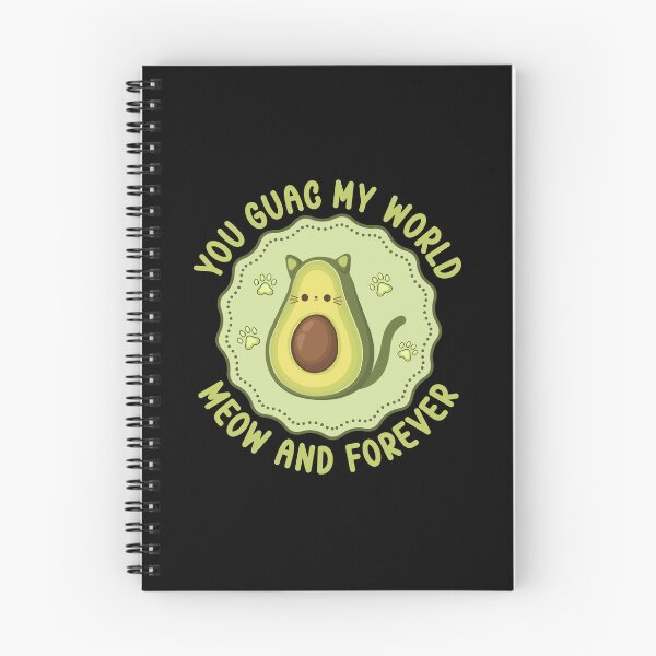 Item preview, You Guac My World Meow And Forever - Funny Kawaii Avocado Cat Pun designed and sold by the-Z3nith.