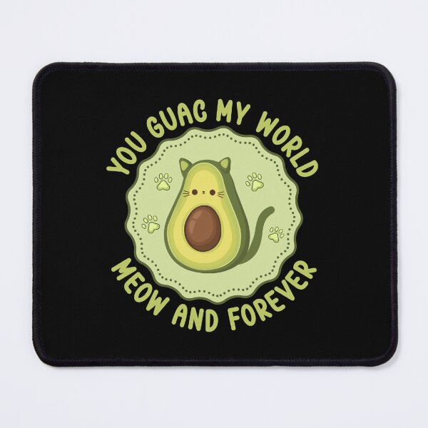 Item preview, You Guac My World Meow And Forever - Funny Kawaii Avocado Cat Pun designed and sold by the-Z3nith.