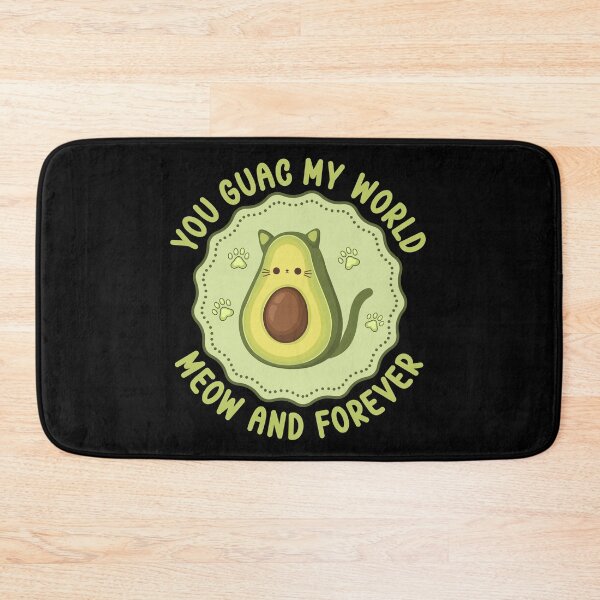 Item preview, You Guac My World Meow And Forever - Funny Kawaii Avocado Cat Pun designed and sold by the-Z3nith.