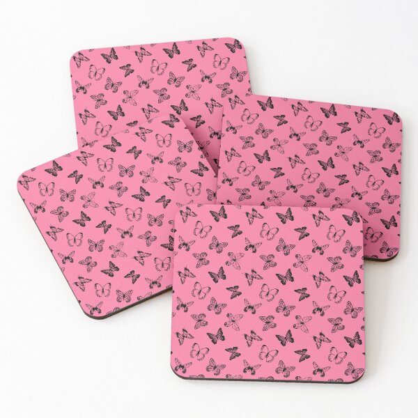 Item preview, Butterfly Pattern Design - Pink and Black  designed and sold by PatternTitan.