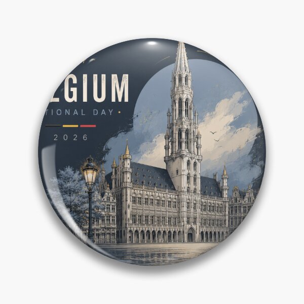 Item preview, Belgium National Day 2026 – Grand Place Heritage designed and sold by SummitTrails.