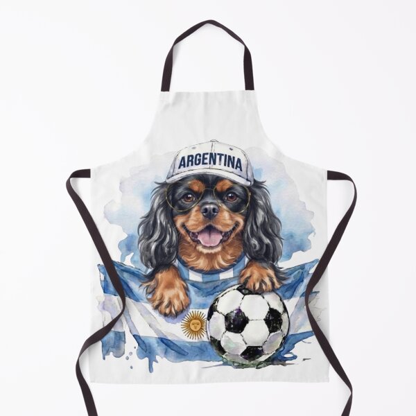 Item preview, Cavalier King Charles spaniel Black and Tan World Cup Argentina Suppawter designed and sold by The Suppawters.