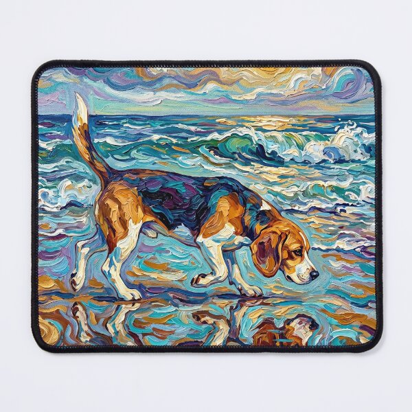 Item preview, Beach Day – Beagle designed and sold by AjaTrier.