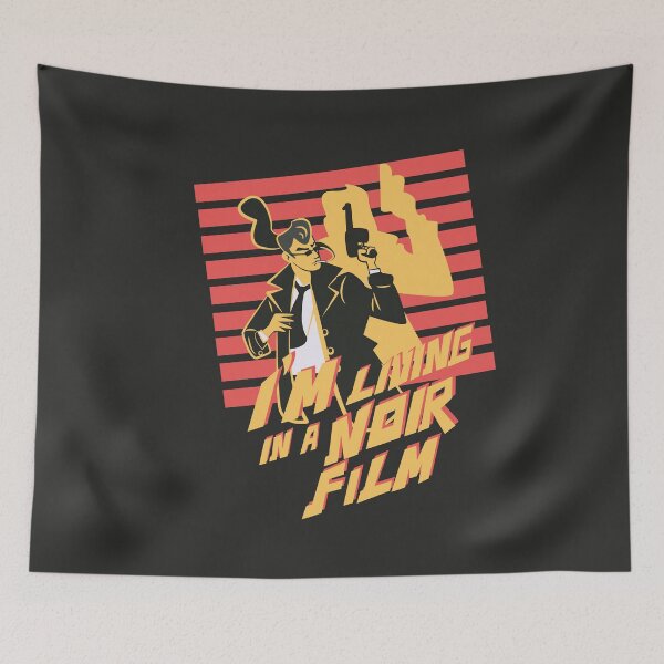 Item preview, I’m Living in a Noir Film Cult Film Illustration designed and sold by beboplab.
