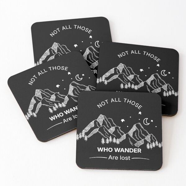 Item preview, Not All Those Who Wander Are Lost | Mountain Adventure Quote designed and sold by Krishnacre8.